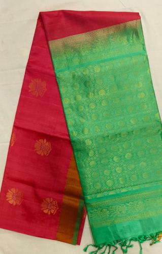 SOFT SILK SAREE WITH BLOUSE